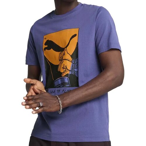 Puma Mu&amp;scaron;ka majica Graphics Shadow, Plava Slike