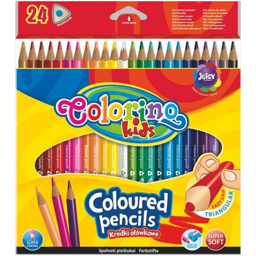  Trokutaste Colorino olovke za bojanje za djecu - 24 komada Cijene