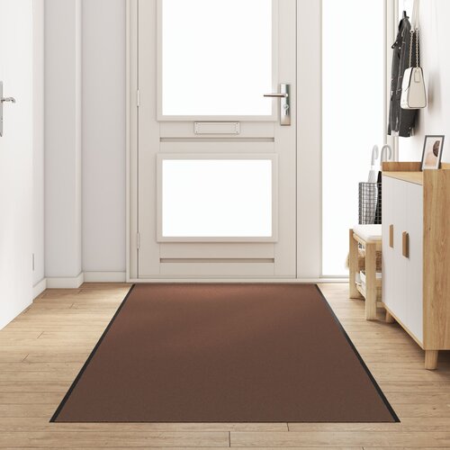 VidaXL Otirač Smeđa, Crna Polipropilen 350 x 120 x 0.9 cm Otirači Slike