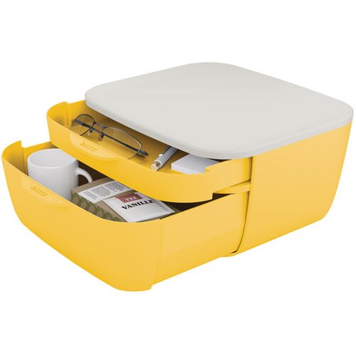  Kutija s 2 ladice cosy leitz 53570019 žuta/bijela Slike