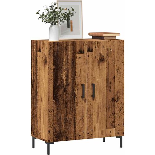VidaXL Komoda starinski les 69,5x34x90 cm inženirski les Slike