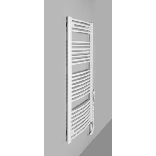Aqualine kupaonski električni okrugli radijator orbit-e 600W 132x60 cm, beli Slike