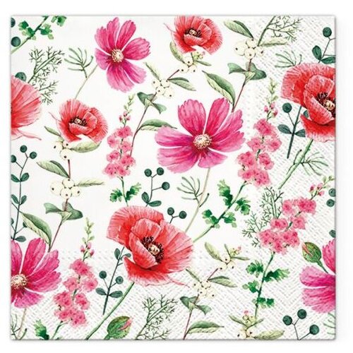  Decoupage salvete - Raspberry Flower - 1kom (tehnika salveta) KORI&amp;Scaron;TENO Slike