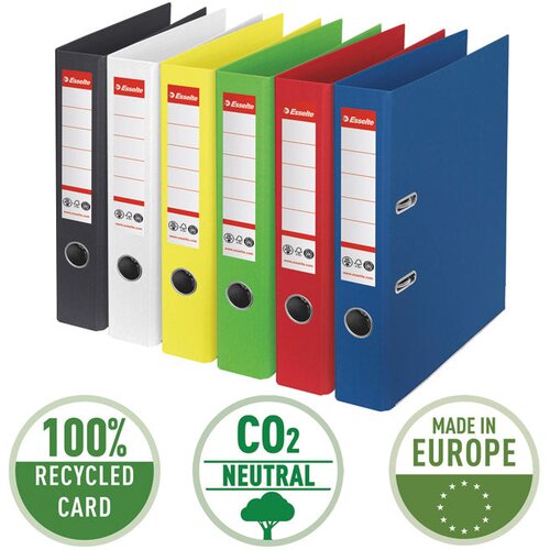 Registrator a4 uski samostojeći co2 neutral vivida esselte 627577 bijeli Slike
