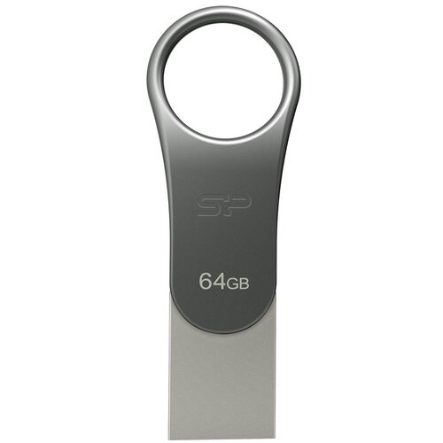 SiliconPower Mobile C80 USB flash drive 64 GB USB Type-A /USB Type-C 3.0 (3.1 Gen 1) Titanium Cijene