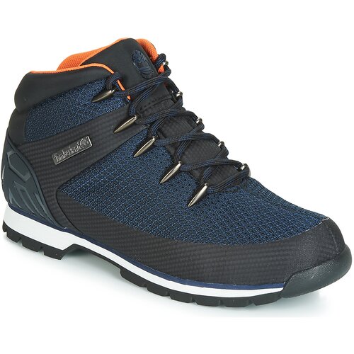 Timberland Pol&amp;scaron;kornji EURO SPRINT WATERPROOF MID HIKER Modra Slike
