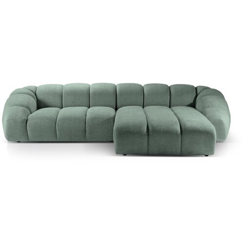 Micadoni Home Svijetlo zelena bar&amp;scaron;unasti kutna garnitura Diana &amp;ndash; Slike