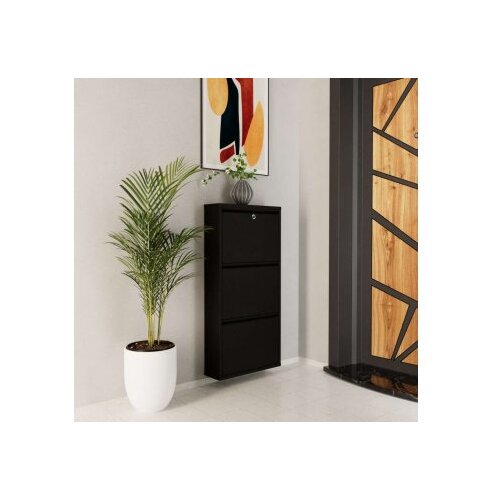 Hanah home Stalak za cipele, 50x103x15 cm, Crni Slike