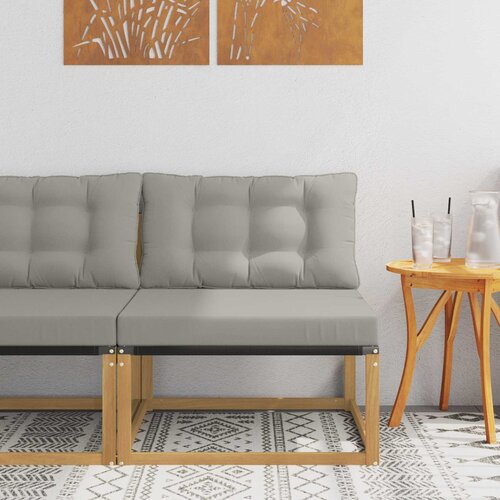  Srednja sofa za van s jastukom Bijela 79 x 83 x 73 cm čelik Cijene