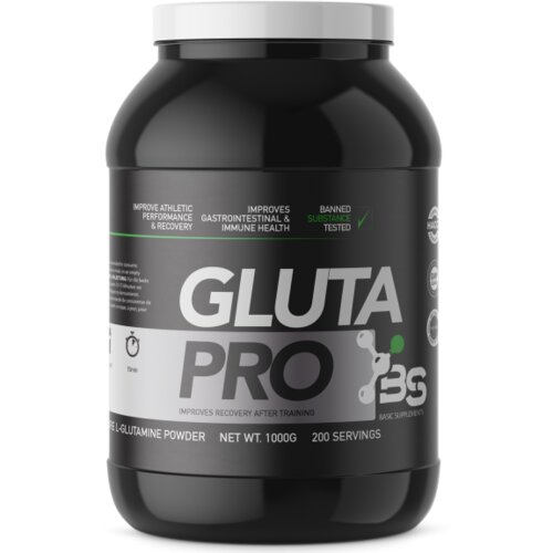 Basic Supplements gluta pro – glutamin za oporavak i imunitet 1kg Cene