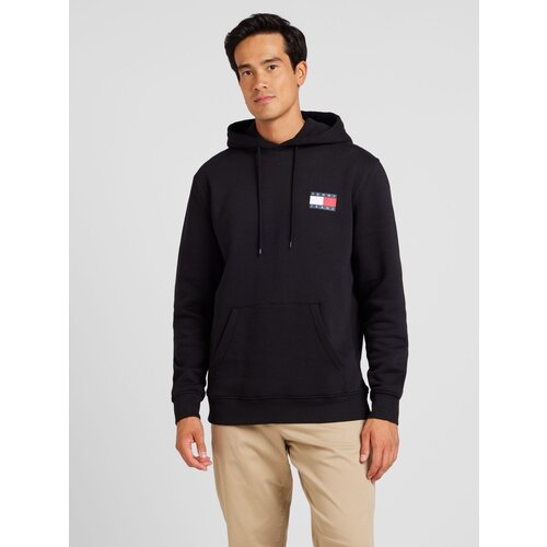 Tommy Jeans Sweater majica &amp;#039;ESSENTIAL&amp;#039; crna Slike