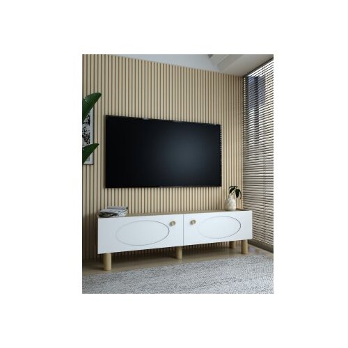 Hanah home tv polica elisa Sapphıre oak white Cene