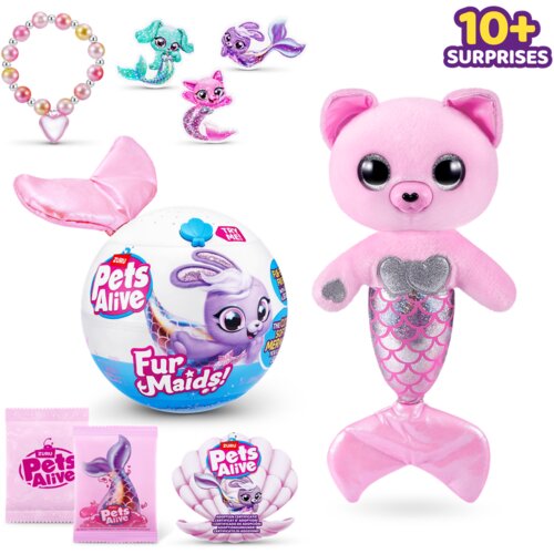 Zuru pli&amp;scaron; Pets Alive Furmaids sort Slike