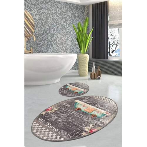 Hanah home Set od 2 kupaonska tepiha Šarene Cene