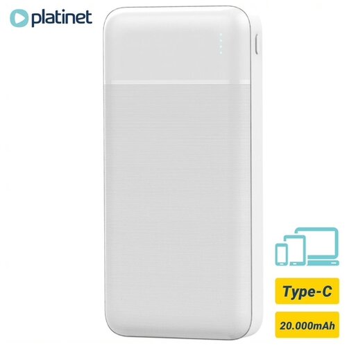 Platinet Power Bank 20.000mAh, bela Cene
