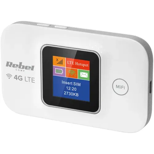  Bežična baterija. 2100mAh LCD WIFI LTE 4G modemski usmjerivač WPS pristupna točka Bijela