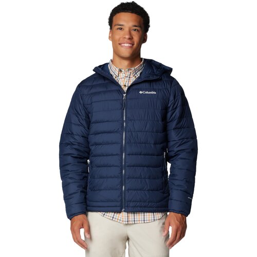 Columbia Puhovke Powder Lite II Hooded Jacket Modra Slike