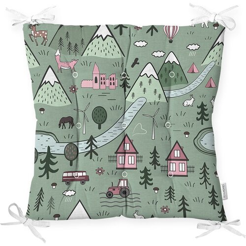 Minimalist Cushion Covers Sedežna blazina iz mešanice bombaža Village, 40 x 40 cm Cene