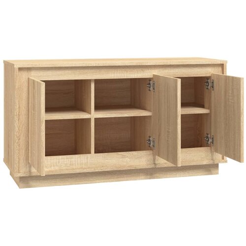  Komoda boja hrasta sonome 102x35x55 cm od konstruiranog drva Slike