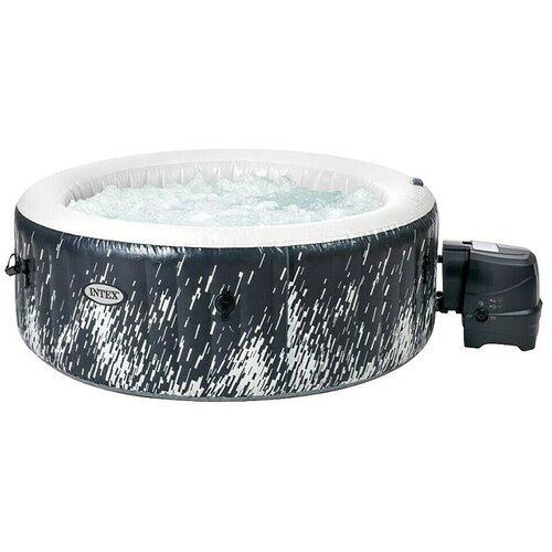 Intex Pure Spa Hidromasažna kada Glow Deluxe (196 x 71 cm, Crno-bijela) Cijene