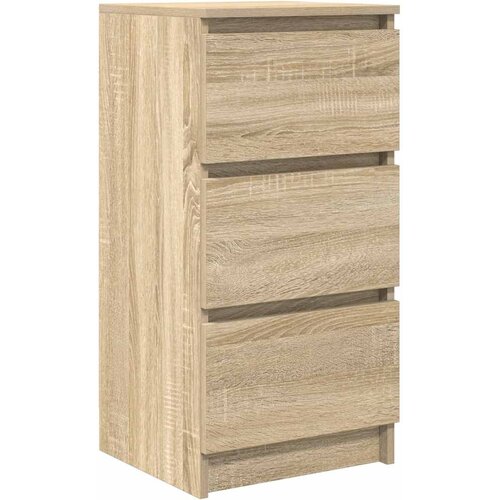  Komoda boja hrasta sonome 37,5x35x76 cm od konstruiranog drva Smeđa Slike