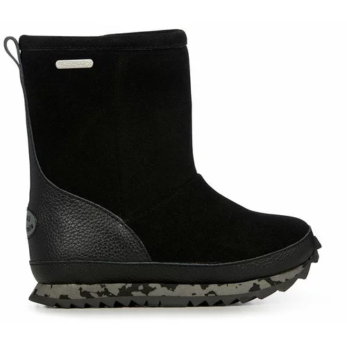 EMU Australia Dječje cipele za snijeg od brušene kože Kyeema boja: crna