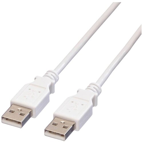 Value USB kabel USB 2.0 USB-A vtič 0.80 m bela za&scaron;čiten 11.99.8909, (20416860) Cene