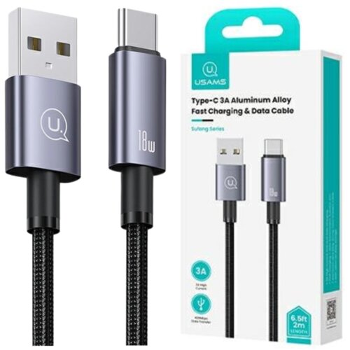 Usams KABEL USB NA USB-C 3A 1,2 M JEKLO ZA HITRO POLNJENJE SJ663USB01, (22057736) Cene