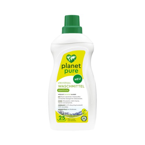 Planet Pure Univerzalni deterdžent - Alpska svježina - 25 pranja Slike