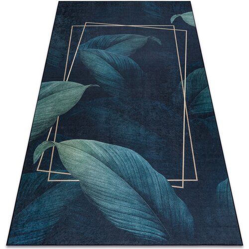RugsX Preproge ANDRE 1170 pralna preproga Listi, kocka geometrija 80x150 cm Modra Cene