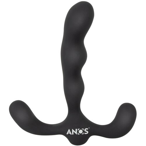 Anos Flexible Prostate Stimulator with 3 Motors Black Cene