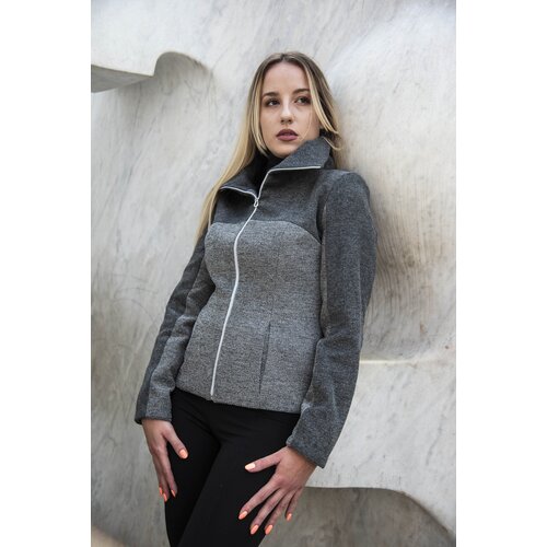 BOUCLÉ MODA Ženski mantil Mila, Sivi Cene