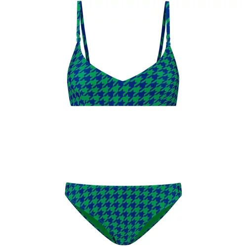 Shiwi Bikini 'LOU - SCOOP' mornarsko plava / kraljevski zelena