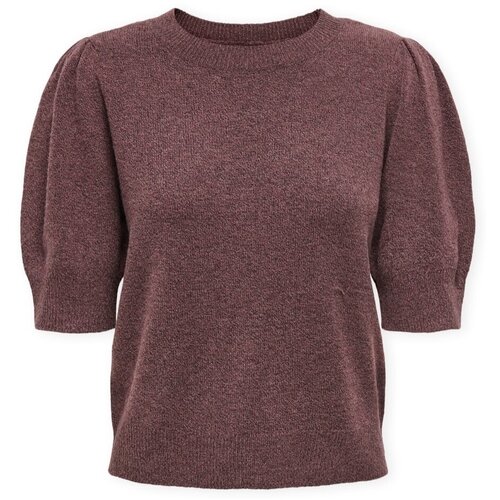 Only Puloverji Noos Rica Life Knit - Rose Brown Vijolična Cene