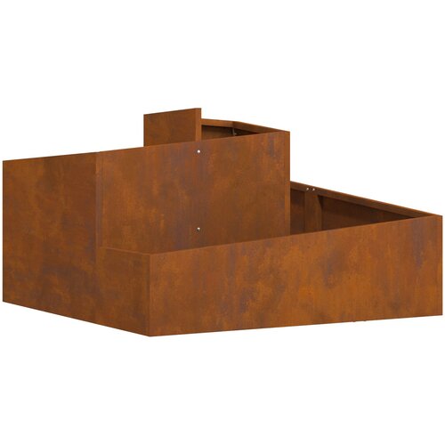VidaXL sadilica 80x80x50 cm čelik otporan na vremenske uvjete Slike