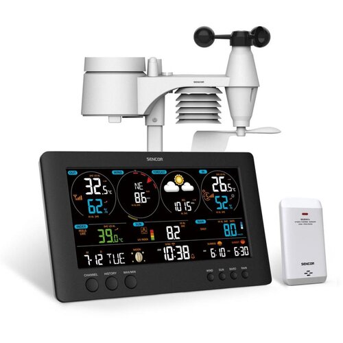 Sencor - Profesionalna meteorolo&scaron;ka stanica sa LCD displejom u boji 5V/1xCR2032 Wi-Fi Cene