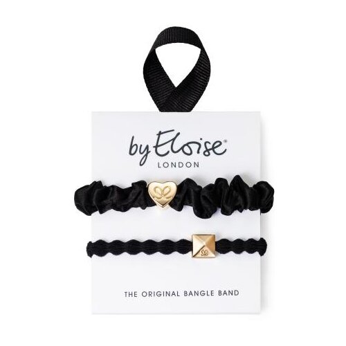 By Eloise London Bangle Set The Black gumice za kosu Slike