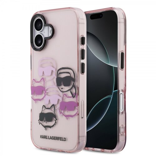 Karl Lagerfeld Originalen MagSafe ovitek iPhone 17 - Roza - KLHCP17SHMCHKCOP Cene