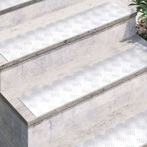  Aluminijske &amp;scaron;evron ploče 4 komada protuklizne 90x20 cm Slike