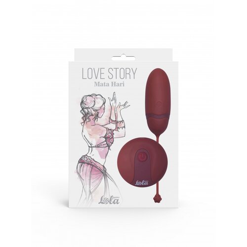Lola games vibro jaje Remote Control Love Story Mata Hari Wine Red Cene