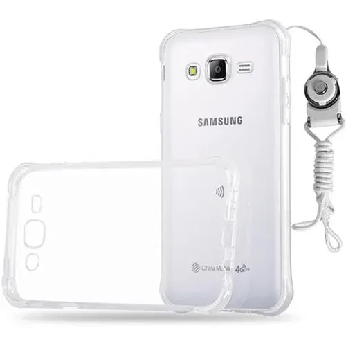 Cadorabo Ohišje, združljiv s Samsungom v polnem prozornem - majhnem zaščitnem pokrovu pasu, narejen iz fleksibilnega silikona TPU s pasom, (20588729)