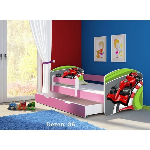 ACMA Krevet za decu Pink sa fiokom 180x80 2 06 Cene