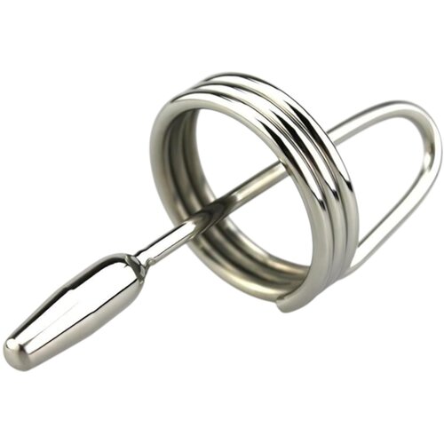  DeepRing - kovinski dilatator z obročem - 9 cm (srebrna) Slike