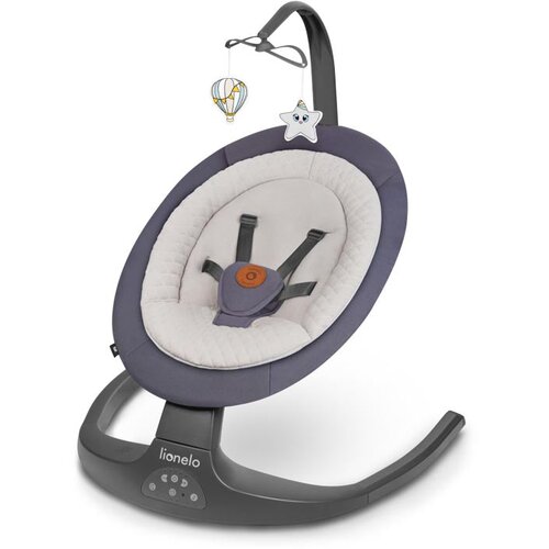 Lionelo električni gugalnik 2v1 Ralf, Grey Graphite Cene