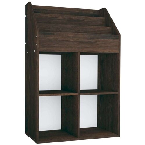 VidaXL stalak za dječje časopise boja hrasta 71x30x114 cm od iverice Slike