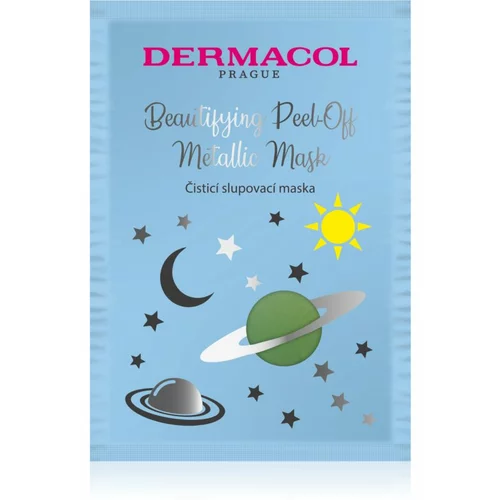 Dermacol Beautifying Peel-Off Metallic Mask luščilna maska za globoko čiščenje