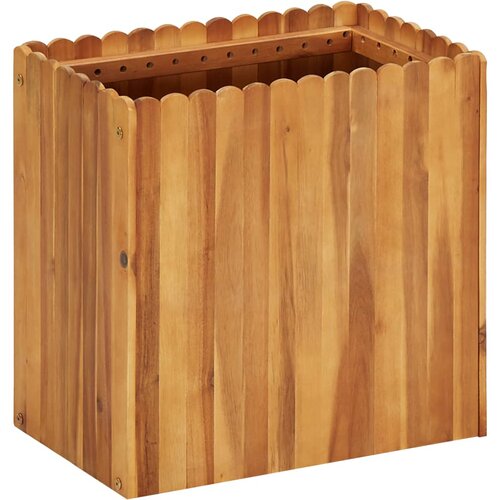  Vrtna posuda za sadnju od masivnog bagremovog drva 50x30x50 cm Cene