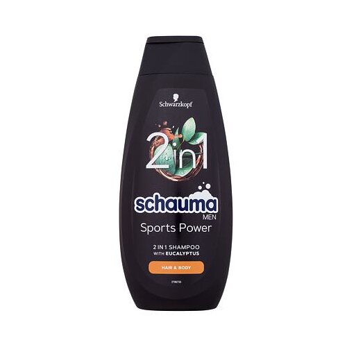 Schwarzkopf Schauma Men Sports Power 2In1 Shampoo šampon za vse vrste las 400 ml za moške Cene