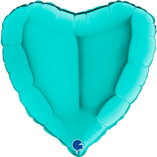 Svetlo plavo srce folija balon sa helijumom Slike