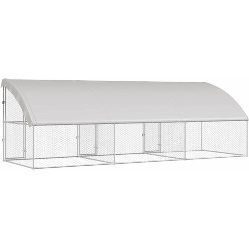  za pse 3 pcs Srebrno 6 x 2 x 2 m Pocinčani čelik Slike